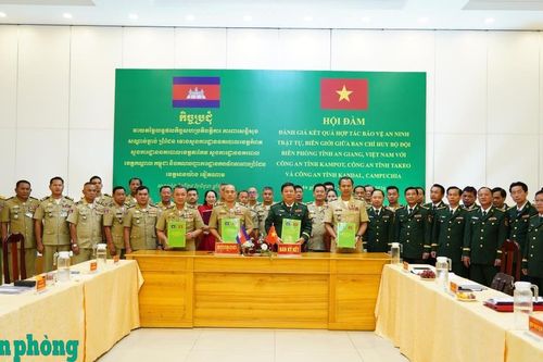 Đánh giá kết quả hợp tác bảo vệ an ninh trật tự, biên giới với Công an 3 tỉnh biên giới của Campuchia