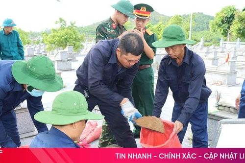 Lấy mẫu ADN tại 24 phần mộ liệt sĩ chưa rõ thông tin ở Đức Thọ