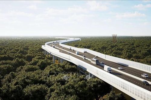 Cầu cạn qua Khu bảo tồn thiên nhiên - văn hóa Đồng Nai được thiết kế tường chống ồn và chắn sáng bảo vệ thú rừng