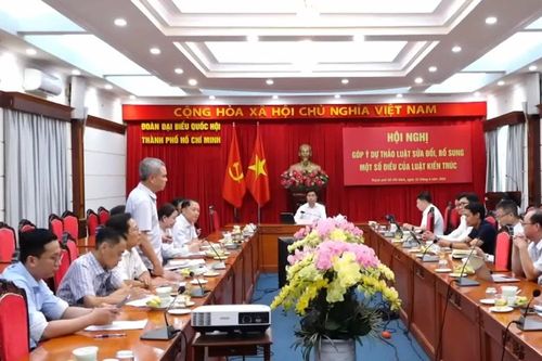 Hoàn thiện Dự thảo Luật sửa đổi, bổ sung một số điều của Luật Kiến trúc