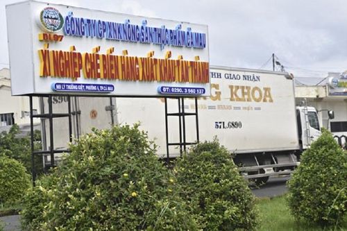 Công ty Cổ phần Xuất nhập khẩu Nông sản Thực phẩm Cà Mau vi phạm chứng khoán