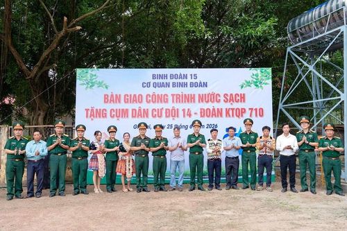 Gia Lai: Bàn giao công trình nước sạch cho người dân vùng biên