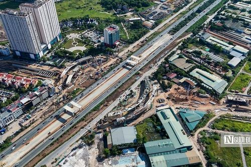 Cận cảnh siêu nút giao gần 2.400 tỷ đồng ở Hà Nội sau hơn 1 năm