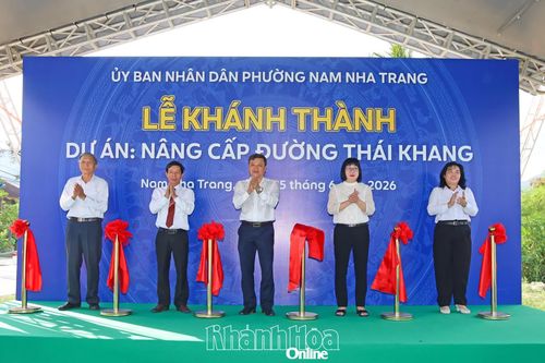 Phường Nam Nha Trang hoàn thành nâng cấp đường Thái Khang trị giá gần 2 tỷ đồng