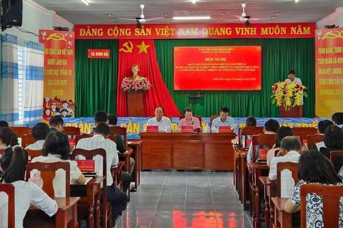 Đảng ủy xã Ninh Hải triển khai nhiệm vụ 6 tháng cuối năm 2026