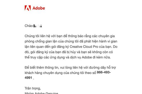 Adobe quét bản quyền diện rộng: Giải mã lý do nhiều tài khoản chính chủ bị khóa