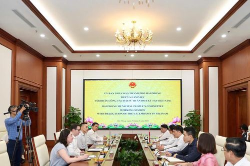 Doanh nghiệp Hoa Kỳ mong muốn hợp tác kinh tế tại Hải Phòng