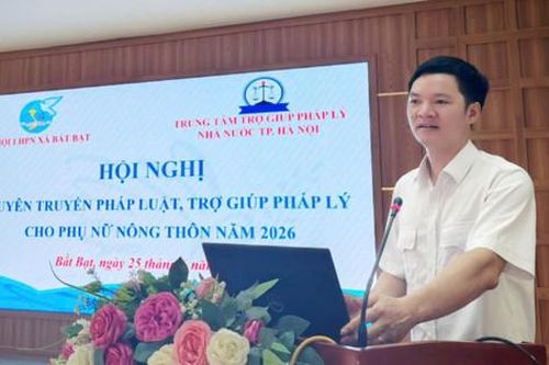 Xã Bất Bạt: Đẩy mạnh tuyên truyền pháp luật, trợ giúp pháp lý cho phụ nữ nông thôn