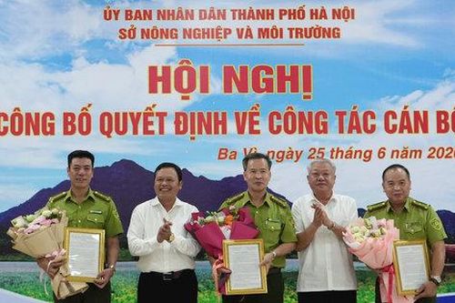 Ông Đỗ Hữu Thế tiếp tục làm Giám đốc Vườn quốc gia Ba Vì