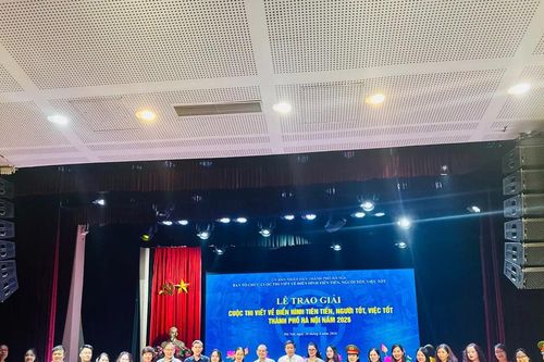 Phóng viên An ninh Thủ đô đoạt giải Nhất Cuộc thi viết về Điển hình tiên tiến, Người tốt, việc tốt