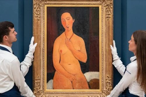 Kiệt tác hội họa của họa sĩ Amedeo Modigliani được bán giá kỷ lục