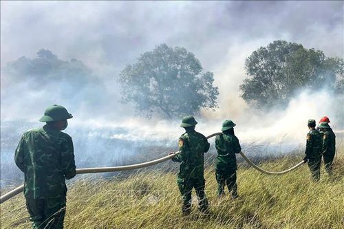 Bộ đội Biên phòng Quảng Trị kịp thời phối hợp khống chế nhiều đám cháy
