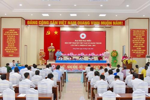 Ông Lê Văn Mong giữ chức Chủ tịch Hội Chữ thập đỏ xã Giang Thành nhiệm kỳ 2026 - 2031