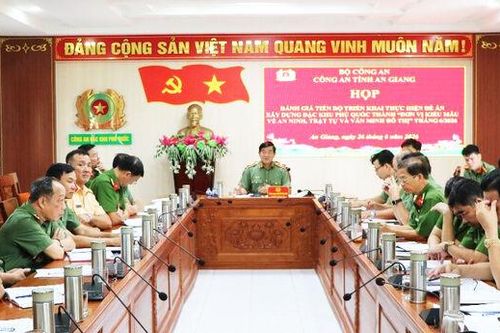 Công an An Giang sơ kết đề án xây dựng đặc khu Phú Quốc kiểu mẫu về an ninh, trật tự
