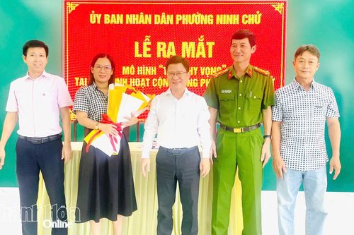 Phường Ninh Chử ra mắt mô hình 'Trạm hy vọng'