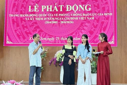 Xã Khánh Sơn phát động Tháng hành động quốc gia về phòng, chống bạo lực gia đình năm 2026