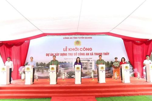 Tuyên Quang: Khởi công xây trụ sở công an tại xã biên giới Thanh Thủy