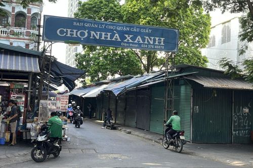 Hà Nội lên kế hoạch di dời, giải tỏa chợ Nhà Xanh ở Cầu Giấy