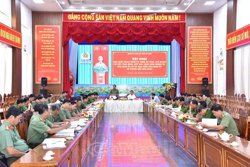 Tiếp tục giữ vững ổn định an ninh chính trị, bảo đảm trật tự an toàn xã hội