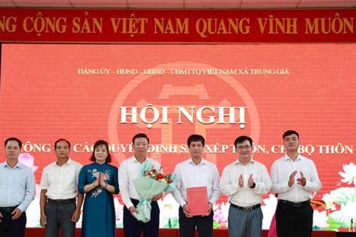 Xã Trung Giã: Kiện toàn 16 chi bộ trực thuộc sau sắp xếp thôn