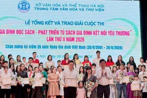 Xã An Khánh đoạt giải Nhất cuộc thi 'Gia đình đọc sách'