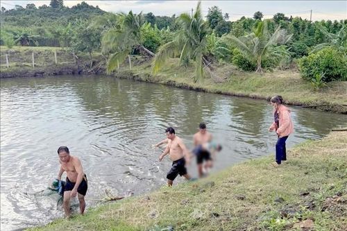 Hai cháu nhỏ đuối nước thương tâm trong ao gần nhà