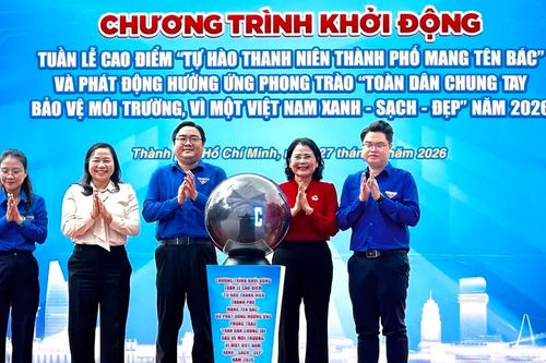 Khởi động Tuần lễ cao điểm 'Tự hào thanh niên thành phố mang tên Bác'