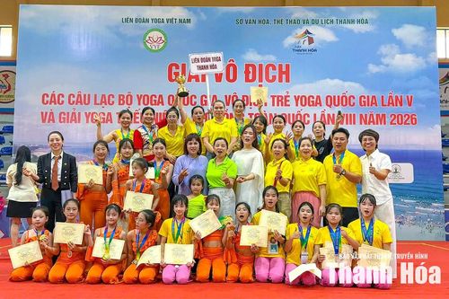 Liên đoàn Yoga Thanh Hóa xếp thứ Ba tại Giải vô địch các CLB Yoga quốc gia