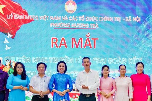 Phường Hương Trà ra mắt chuyên mục truyền hình 'Đại đoàn kết' và 'Nghe dân nói'