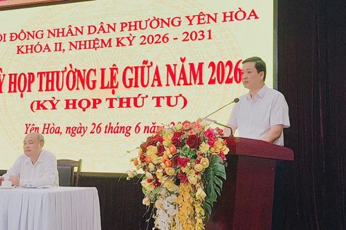 HĐND phường Yên Hòa họp thường lệ giữa năm