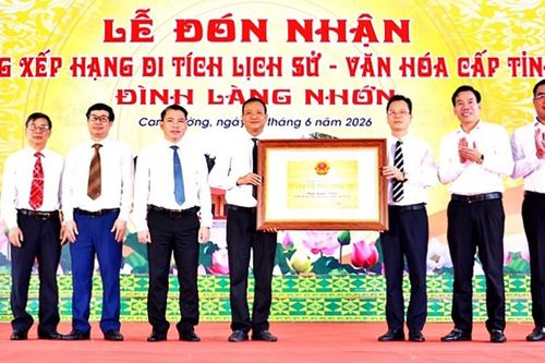 Công bố đình Làng Nhớn là Di tích lịch sử - văn hóa của tỉnh Lào Cai
