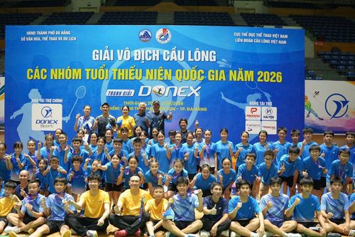 TP.HCM thắng lớn tại giải cầu lông thiếu niên Quốc gia 2026