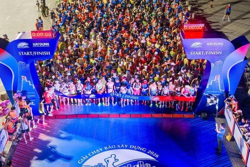 Giải chạy Báo Xây dựng 2026 khép lại với nhiều thành tích ấn tượng