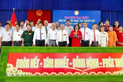 Bà Đặng Thị Láng giữ chức Chủ tịch Hội Khuyến học xã Nhơn Mỹ nhiệm kỳ 2026 - 2031