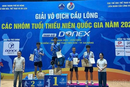Vượt nhiều đối thủ, tay vợt Lào Cai giành HCĐ Giải Vô địch Cầu lông thiếu niên quốc gia 2026