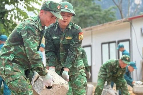 Cao Bằng: Đồn Biên phòng Cốc Pàng hỗ trợ xây điểm trường mầm non