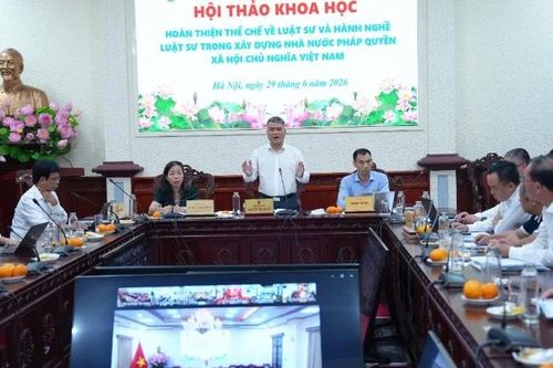 Hoàn thiện thể chế, phát huy vai trò của luật sư