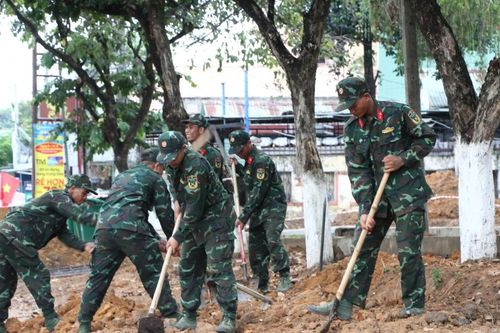 Tìm thấy một hài cốt liệt sĩ trong khuôn viên Nghĩa trang Đăk Cấm