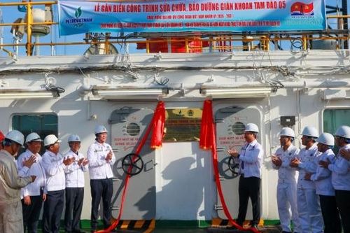 PVSM hoàn thành đại tu giàn khoan Tam Đảo 05 vượt tiến độ 3 ngày