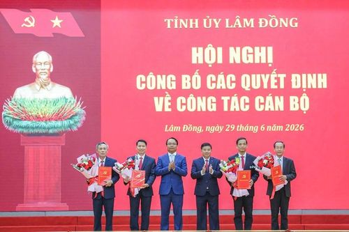 Lâm Đồng điều động, bổ nhiệm loạt cán bộ chủ chốt