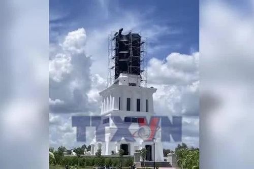 Tạm dừng công trình tượng 'Nữ thần khai phóng' tại khu đô thị ở Tây Ninh