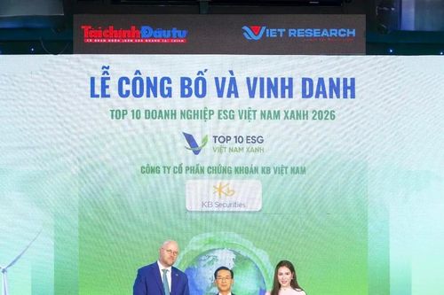 KBSV lần đầu được vào Top 10 doanh nghiệp ESG