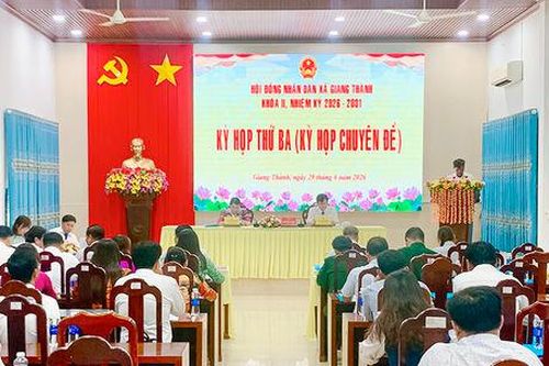 Xã Giang Thành giảm còn 13 ấp sau sắp xếp