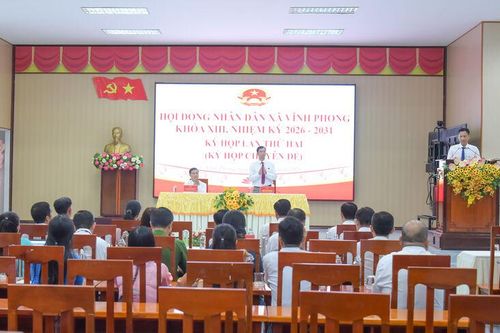 Xã Vĩnh Phong sắp xếp, tổ chức lại còn 10 ấp