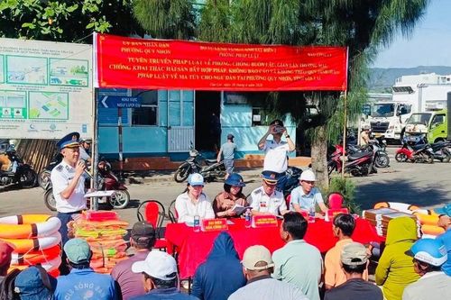Tuyên truyền, phổ biến pháp luật cho ngư dân phường Quy Nhơn