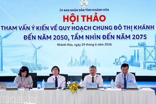 Hội thảo tham vấn ý kiến về Quy hoạch chung đô thị Khánh Hòa đến năm 2050, tầm nhìn đến năm 2075