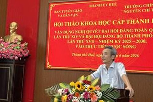 Vận dụng Nghị quyết Đại hội Đảng các cấp vào thực tiễn
