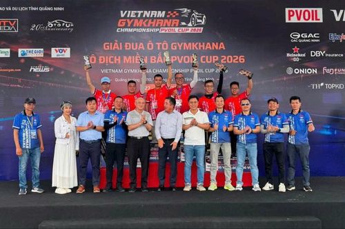 Kịch tính giải đua ô tô Gymkhana Vô địch miền Bắc 2026