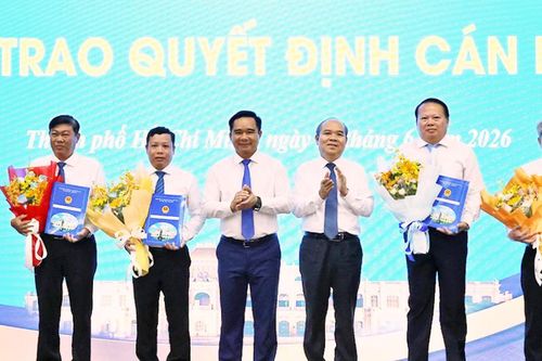 UBND Thành phố Hồ Chí Minh trao các quyết định bổ nhiệm Giám đốc sở và cán bộ