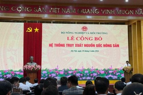 Công bố Hệ thống truy xuất nguồn gốc nông sản